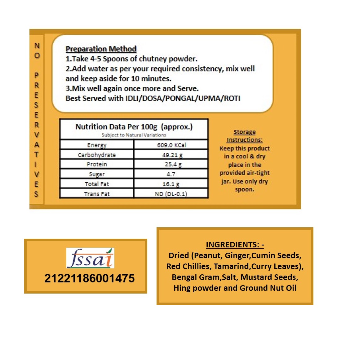 Peanut Chutney-200g Set-1